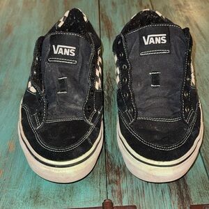 Vans Black Sneakers with White Accents Men’s Size 10.5